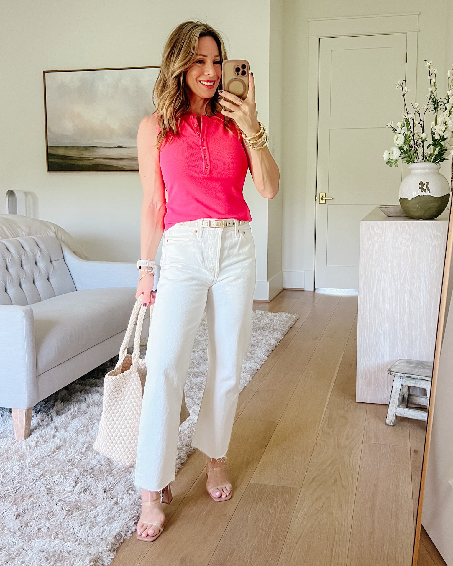 I’m loving all of the pink this season and found these cute styles from Amazon 

Top Fit: I’m wearing a Small

Jeans Fit: I’m wearing a 26

#LTKOver40 #LTKgrwm #LTKPetite