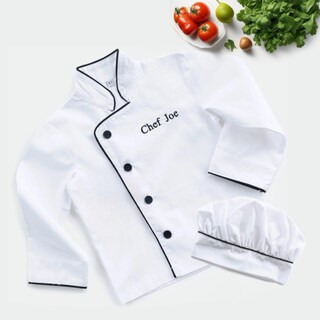 Personalized Kids Chef Coat, Embroidered Chef Jacket With Chef Hat, Kids Cooking Party, Baking, Kids Chef Costume, Kids | Michaels Stores