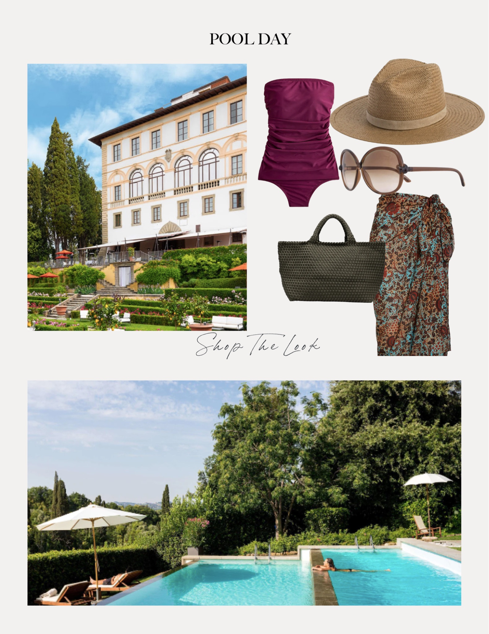 Pool time in Florence, Italy! Here’s what I’m taking!

#LTKFind #LTKeurope #LTKswim