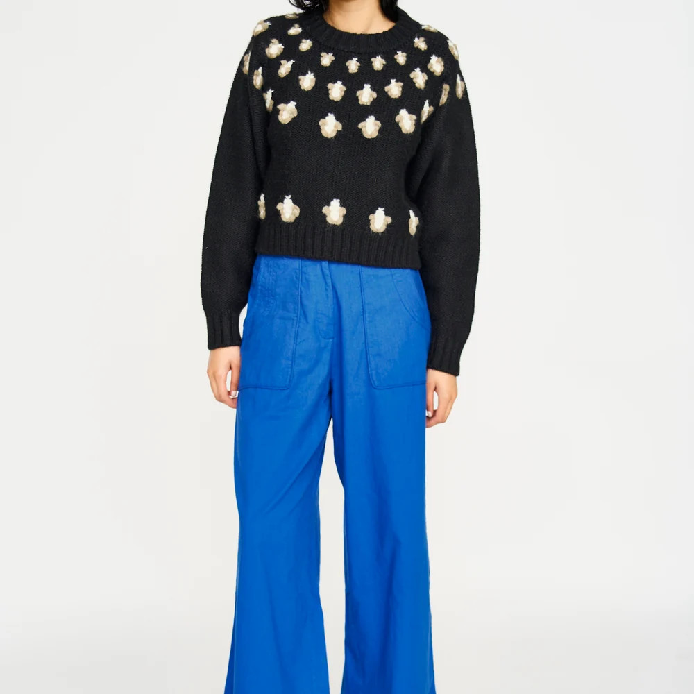 Bavaria Sweater in Black Maize | MIRTH