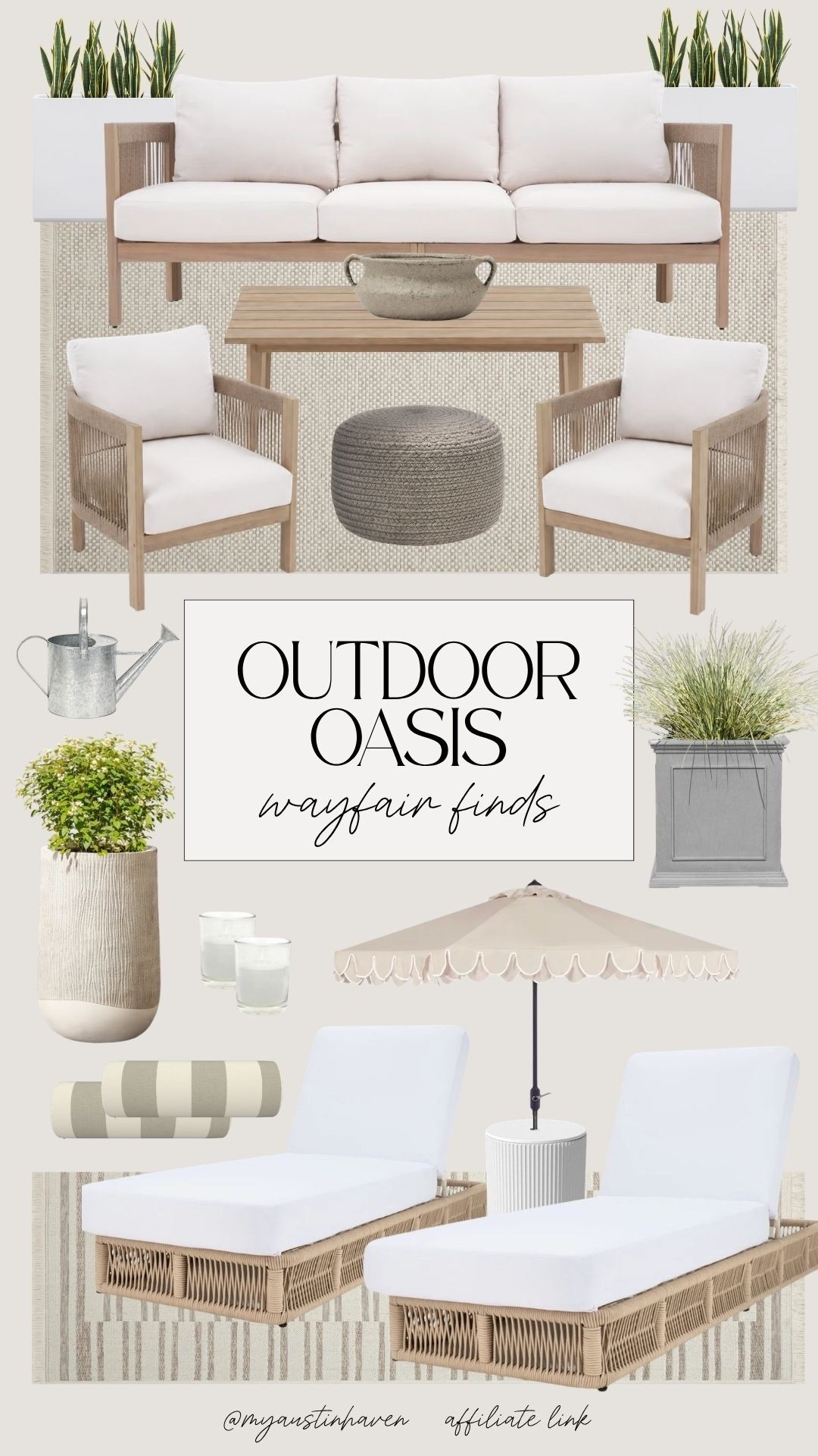 #AD Outdoor Living Refresh & it’s all from @Wayfair 🌴☀️ #wayfairpartner 

From patio sets to my favorite outdoor rugs, Wayfair is my top destination for shopping all things outdoors! 

You can also shop everything you see in this reel & more of my favorites via my LTK Shop! 

Wayfair Finds, Patio Season, Outdoor Decor, Patio Sets, Outdoor Rug, BBQ Season, Outdoor Hosting, Dining Al Fresco

#WishYouWereHere #Outdoor #Wayfair

#LTKHome #LTKSaleAlert #LTKSeasonal