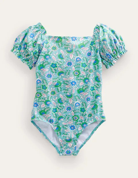 Puff Sleeve Swimsuit | Boden (US)