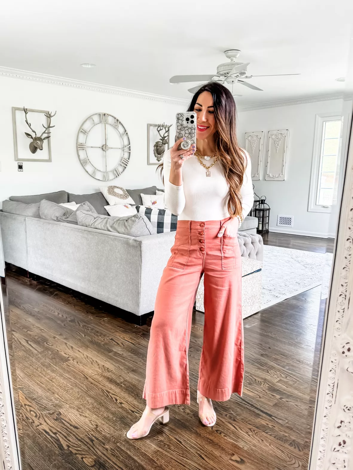 Joelle Sequin Straight Leg Pants Joelle Sequin Straight Leg Pants