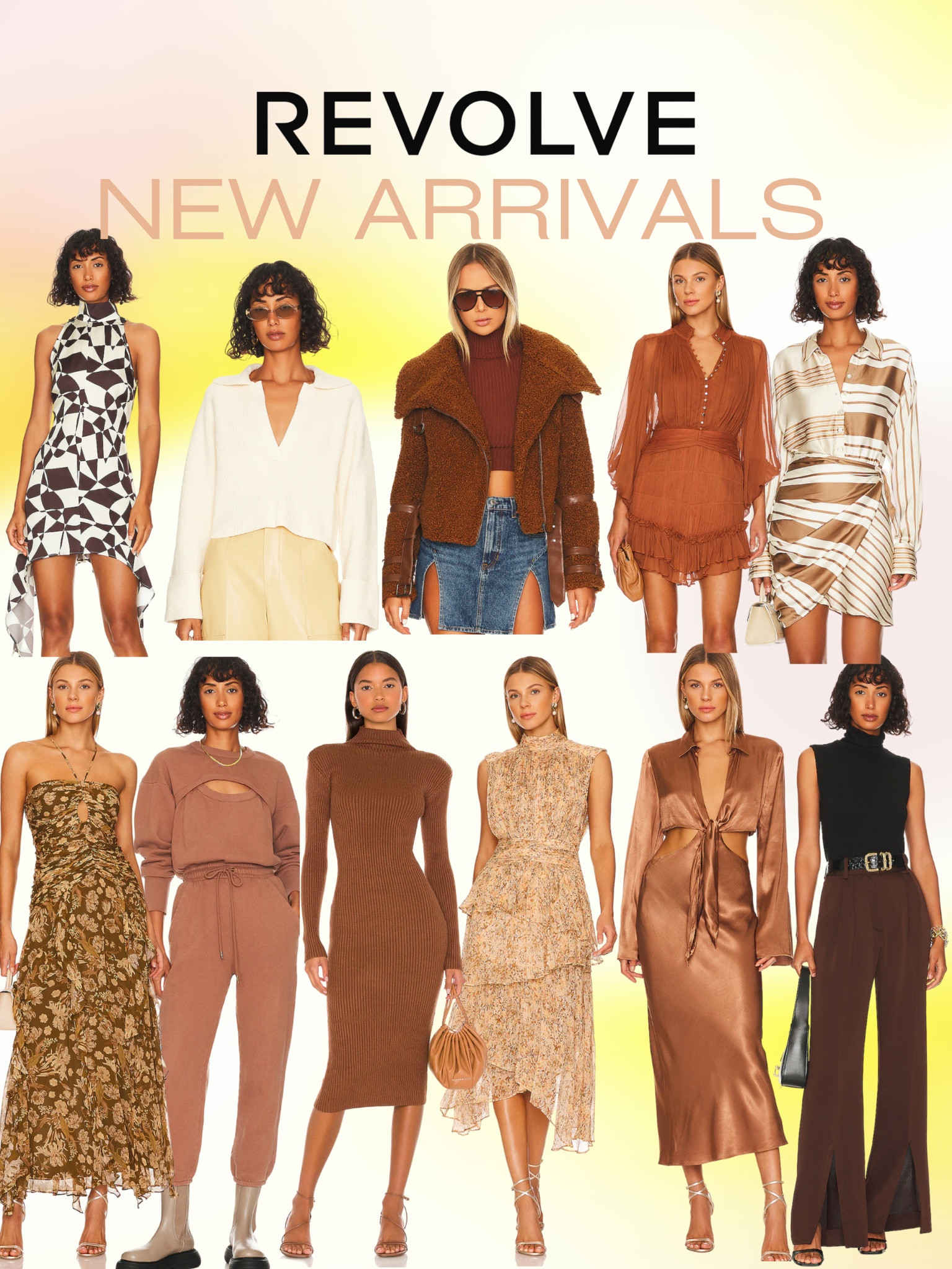 REVOLVE new arrivals! Loving the textures of these neutrals . This teddy jacket is a step up from the average coat- the strappy accents are stylish enough to be unique but subtle enough to not be overbearing 

#LTKunder100 #LTKSeasonal #LTKstyletip