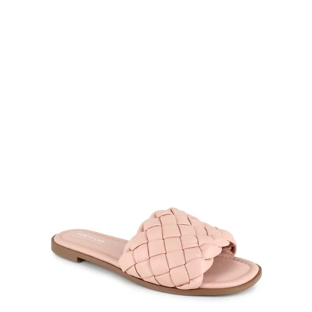 PORTLAND by Portland Boot Company Women's Woven Slide Sandals - Walmart.com | Walmart (US)