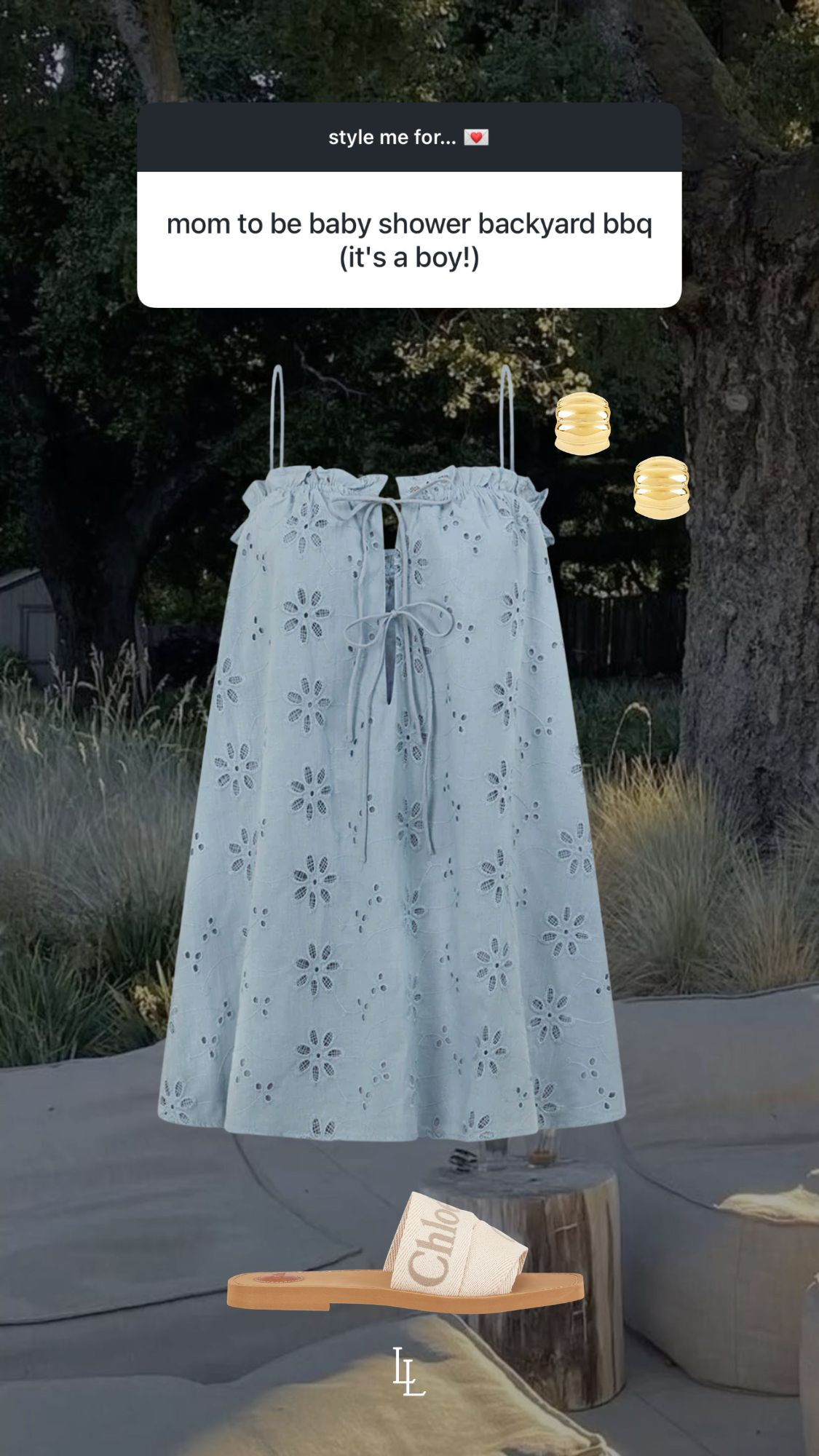 style inspo for a backyard bbq baby shower!  

 #LTKootd #LTKmomlife #LTKBump
