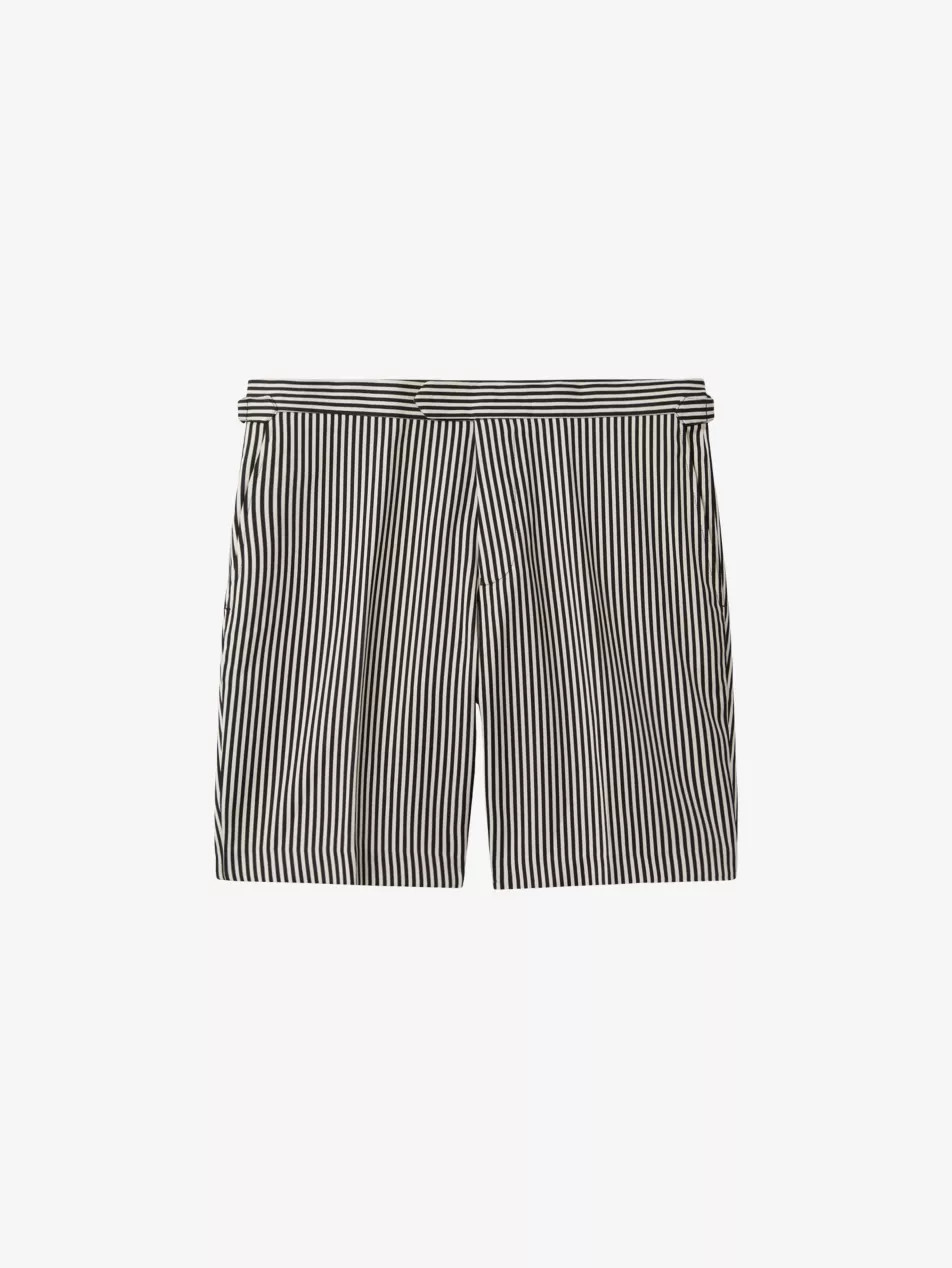 Stream stripe-pattern stretch woven-blend shorts | Selfridges