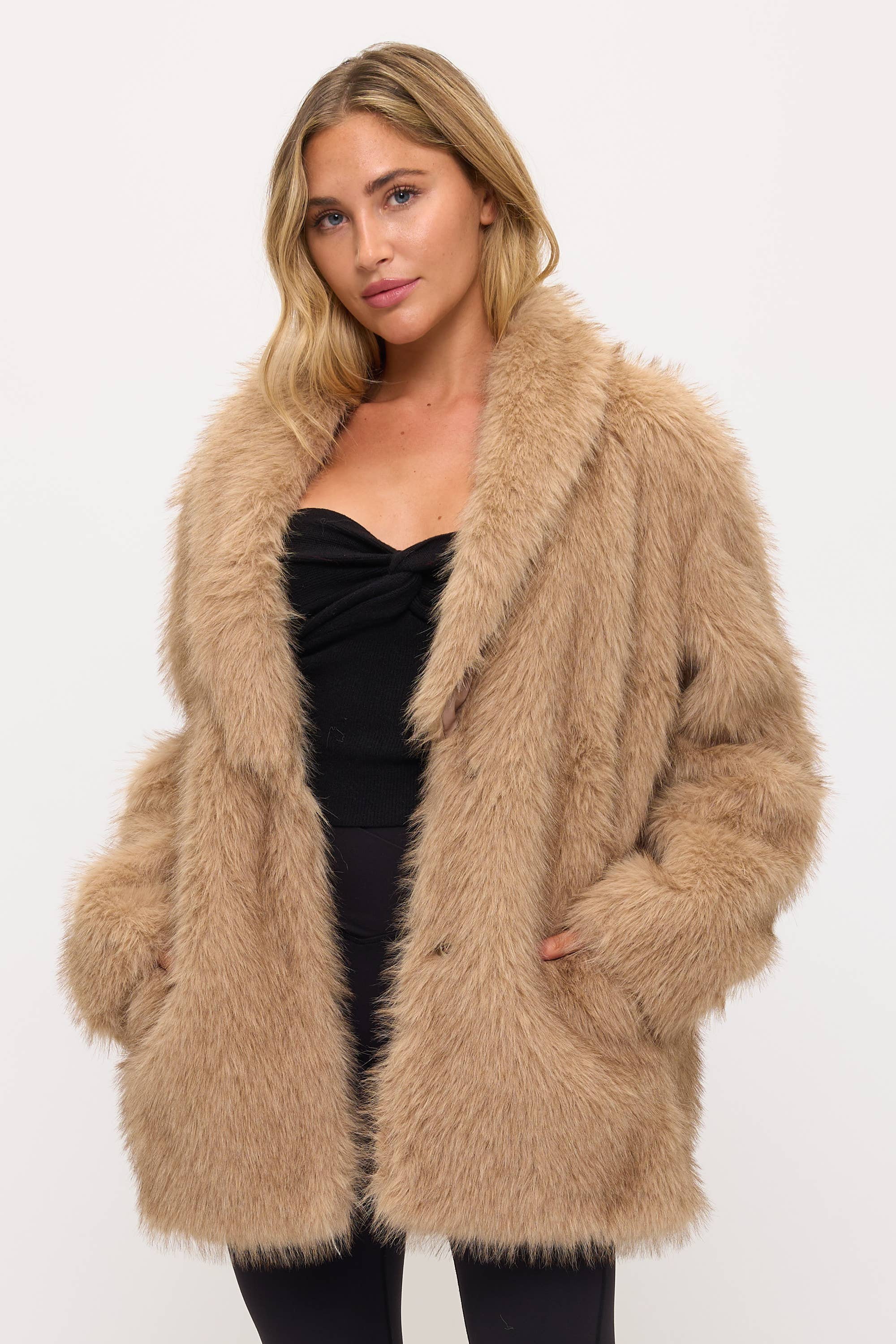 Faux Fur Coat | Curated by Carissa