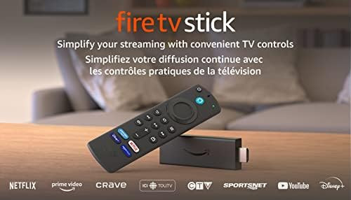Fire TV Stick with Alexa Voice Remote (includes TV controls), HD streaming device | Amazon (CA)