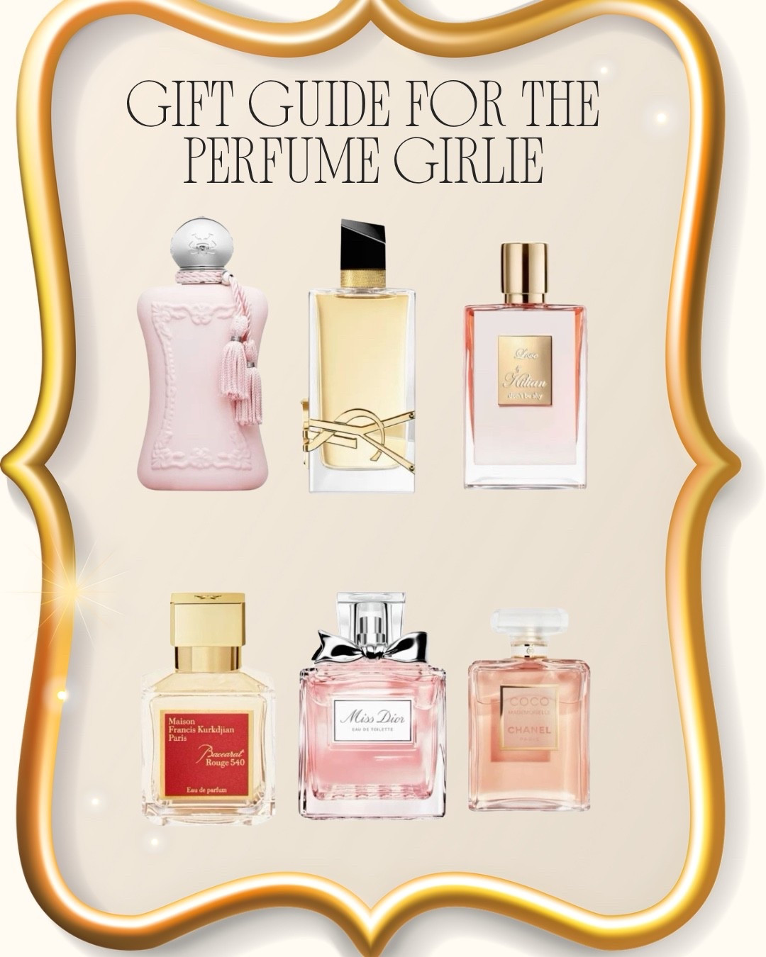 Your signature scent era starts here. ✨
These are the best perfumes for women 2025 — the ones that stay in the room long after you leave. From the soft-sweet glow of Kilian Love Don’t Be Shy, to the iconic Chanel Coco Mademoiselle, to the rich warmth of Parfums de Marly, this gift guide is for the perfume girlie who wants to smell expensive every single day. Perfect for gifting… or treating yourself. 💕🤌🏽

Shop all my top-rated luxury fragrances below.

#PerfumeGiftGuide #LuxuryPerfume #BestPerfumes2025 #FragranceFavorites 


#LTKHoliday #LTKCyberWeek #LTKGiftGuide