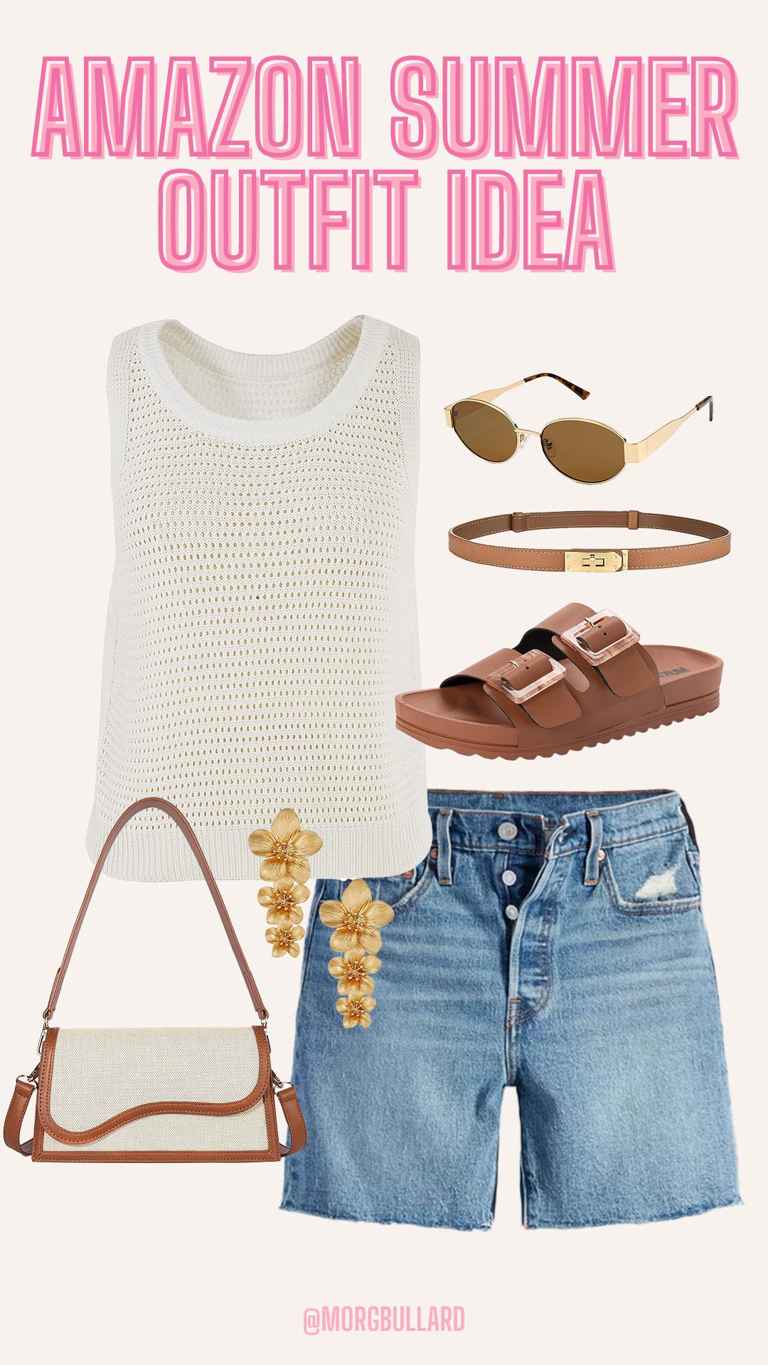 Chic, neutral summer outfit idea! | Amazon (US)