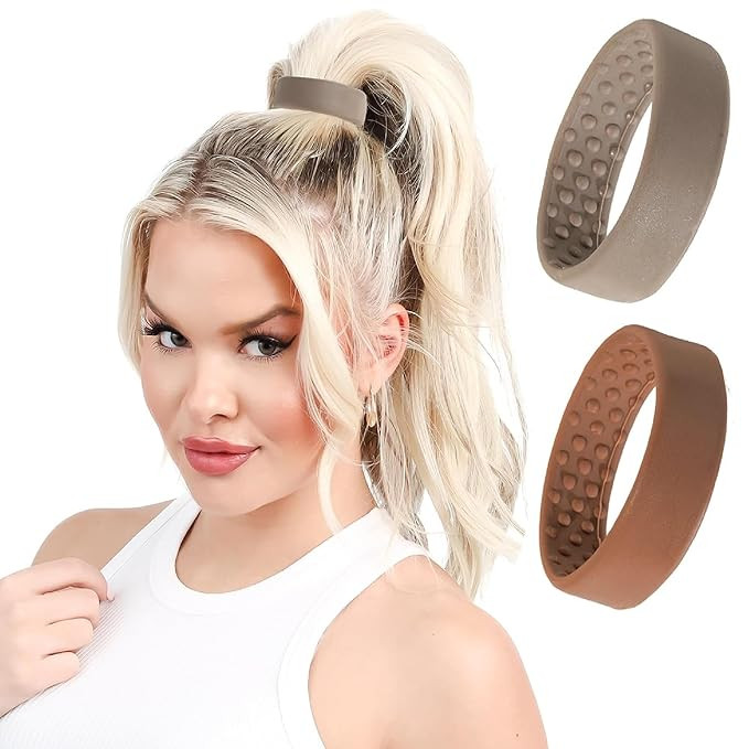 Large PONY-O for Thick, Heavy or Poofy Curly Hair - PONY-O Revolutionary Hair Tie Alternative Pon... | Amazon (US)