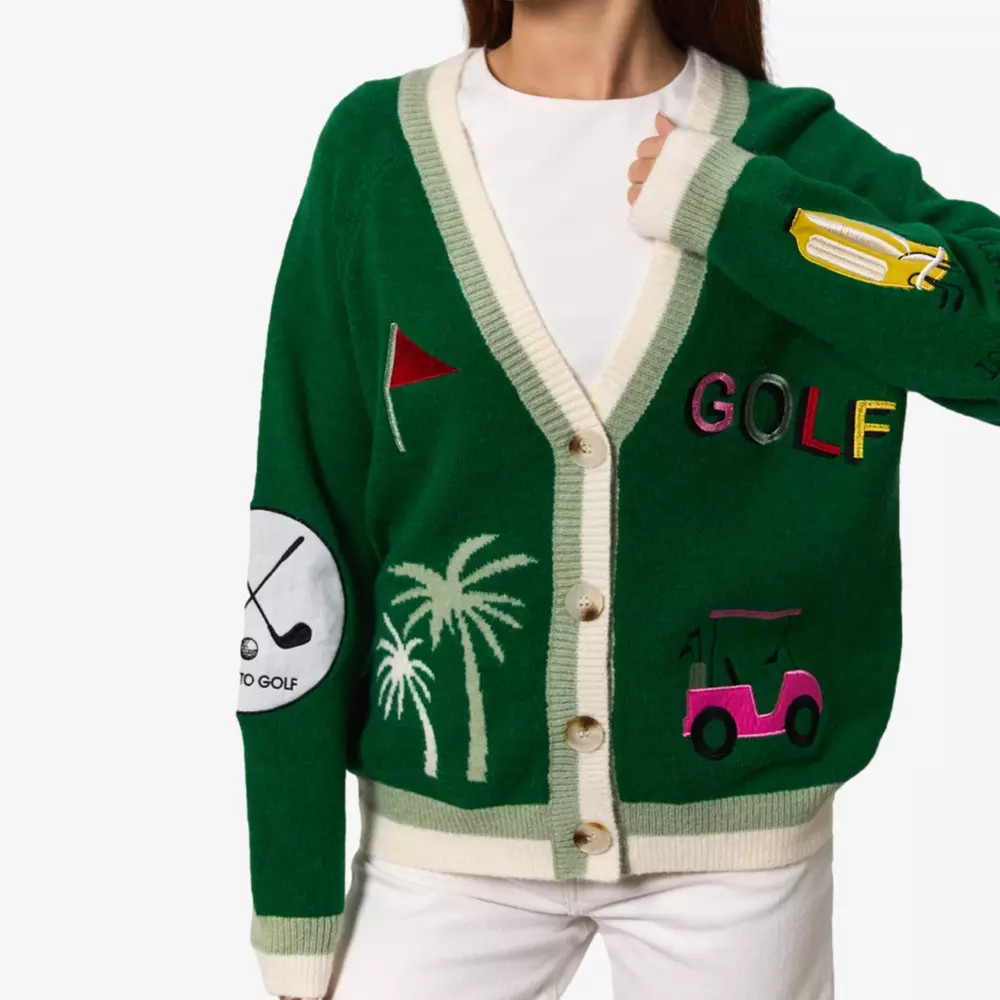 Par Tee Patch Women's Cardigan Golf Sweater | PGA TOUR Superstore