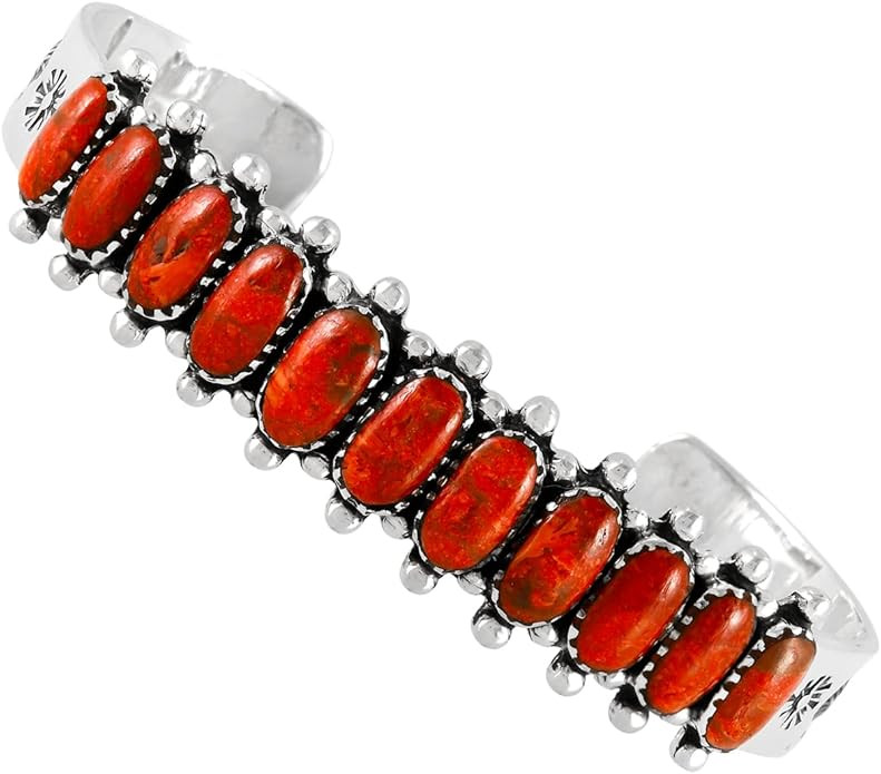 Turquoise Bracelet Sterling Silver 925 Genuine Turquoise Cuff Bracelet | Amazon (US)