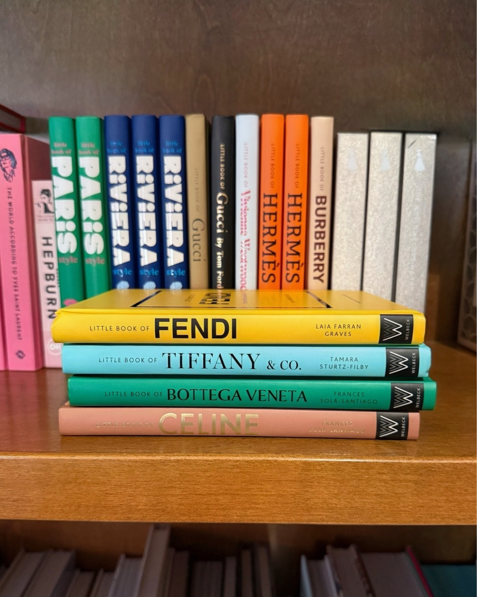 One of my bestsellers from 2025 were these little books of fashion designers. They’re sold both individually and as sets… I originally bought the set as a gift for a friend (and then got a set for myself) Fun pop of color to add to a coffee or side table.

#LTKHome #LTKSaleAlert #LTKstorytime