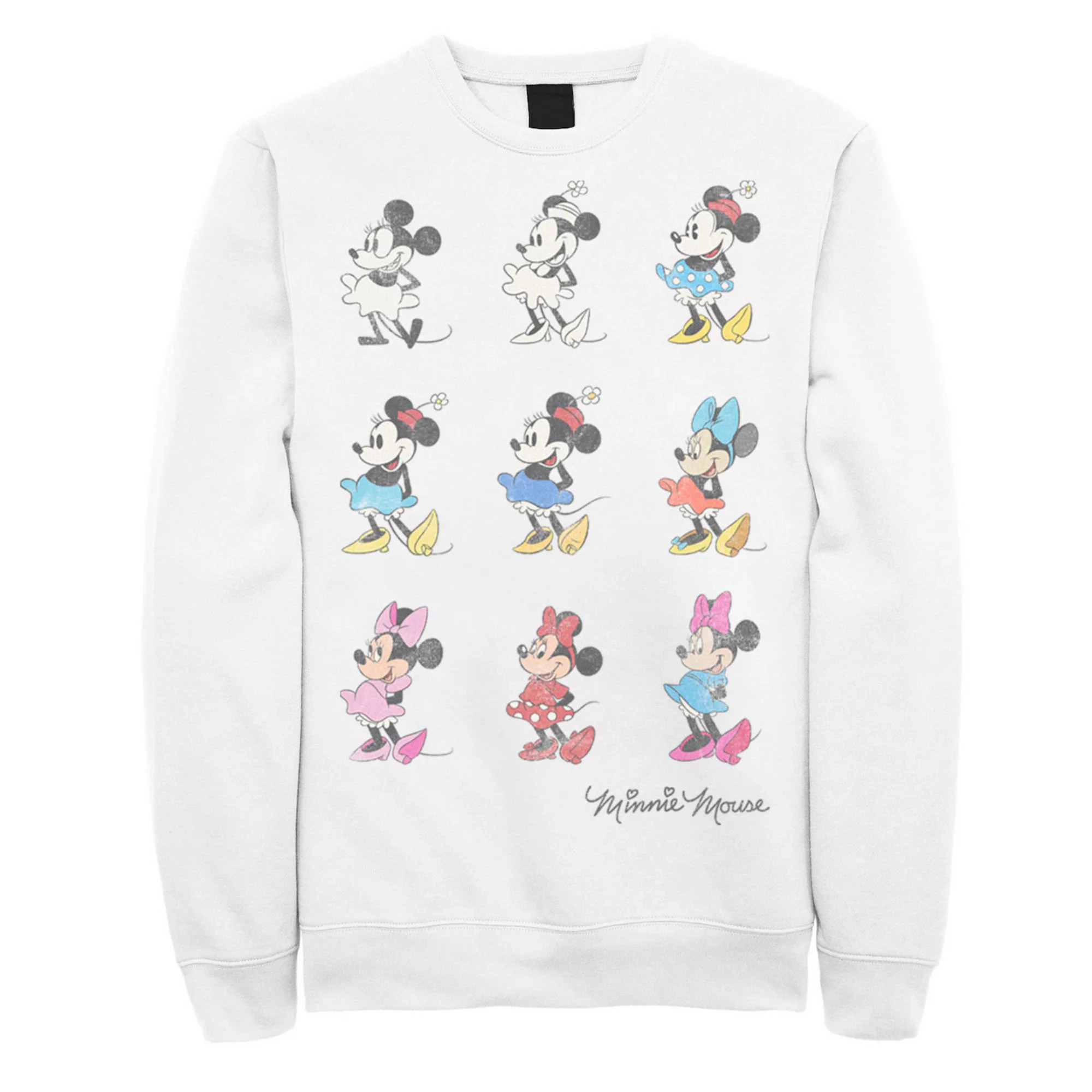 Disney's Mickey & Friends Minnie Mouse Through The Years Men's Sweatshirt | Kohl's