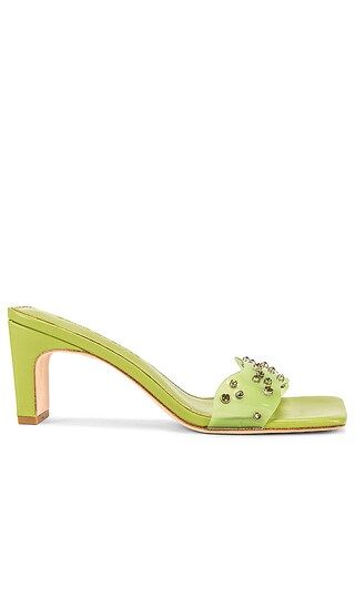 Sparkle Heel in Green | Revolve Clothing (Global)