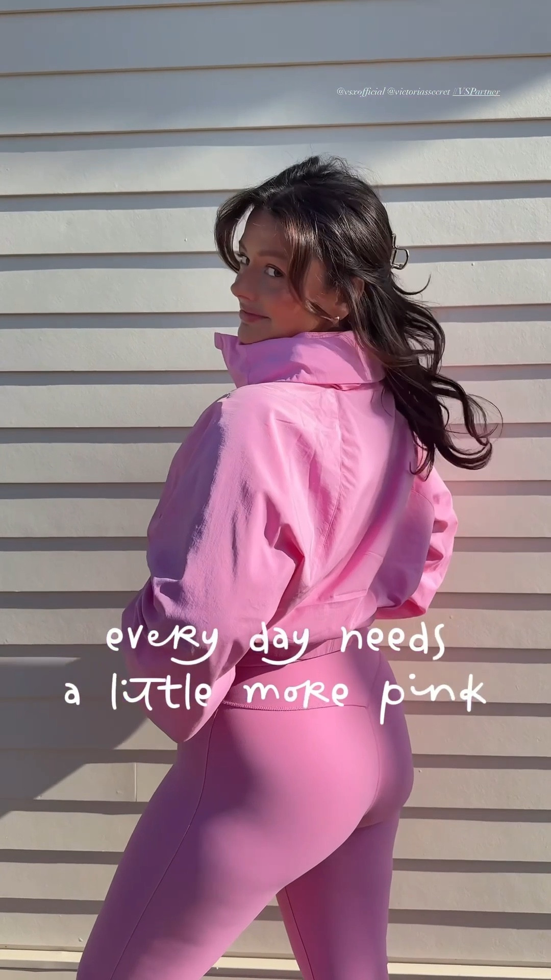 Prioritize YOU 🌸 Romanticizing my day in @vsxofficial’s best drop yet — pink sugar! Find movement at your pace in the best fabrics made to support 🫶🏼 now available at @victoriassecret #VSPartner #moveyourbody #activewear 

Valentine’s Day pink girly set Pilates Lagree workout class brunch coffee romanticize active leggings flares zip up bra tank 

#LTKselfcare #LTKdayinmylife #LTKgrwm