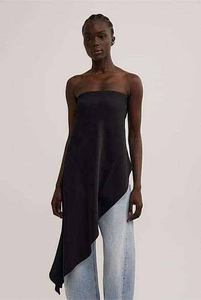 Asymmetric Strapless Top | Witchery (AU)