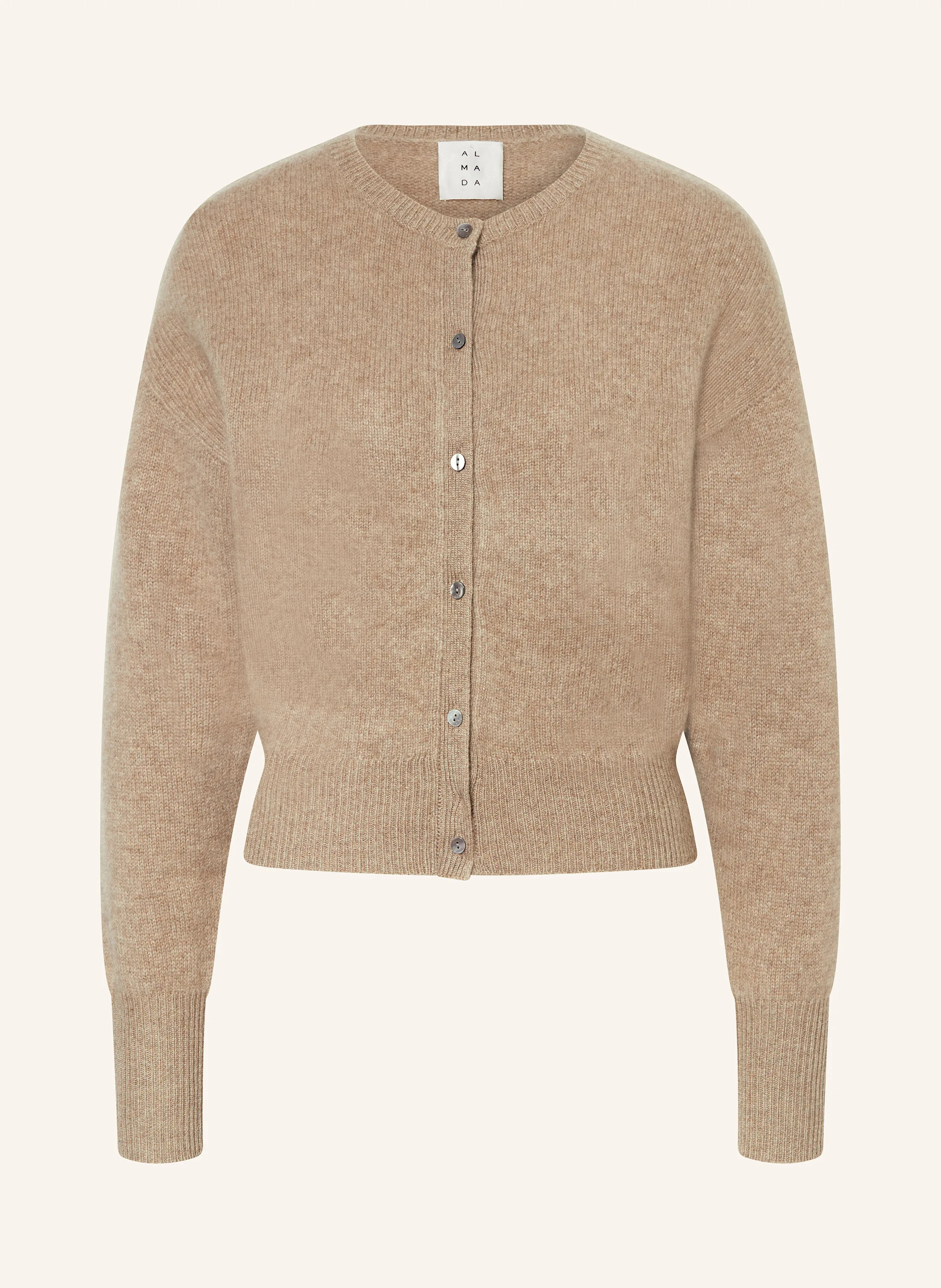 ALMADA LABEL Strickjacke COCO aus Cashmere in hellbraun | Breuninger (DACH)