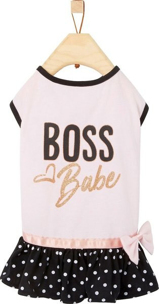 FRISCO Boss Babe Dog & Cat Dress, Medium - Chewy.com | Chewy.com