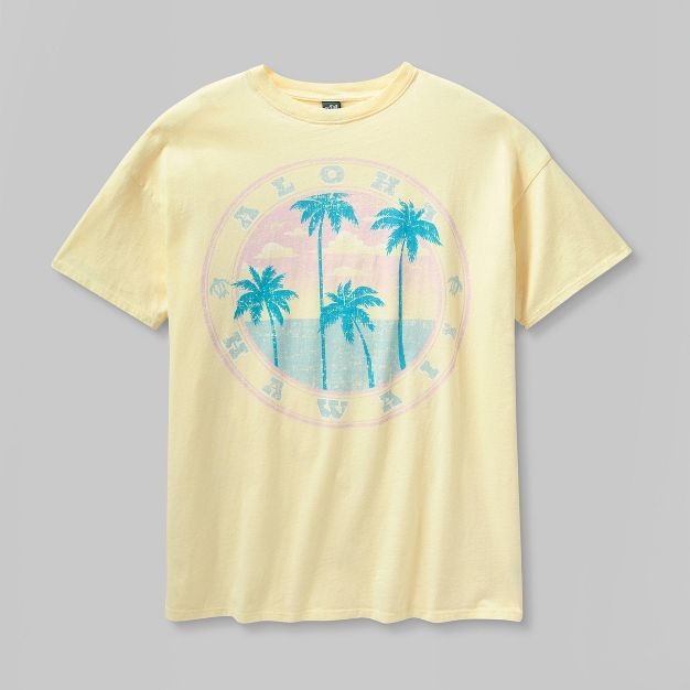 Short Sleeve Oversized T-Shirt - Wild Fable™ Light Yellow | Target