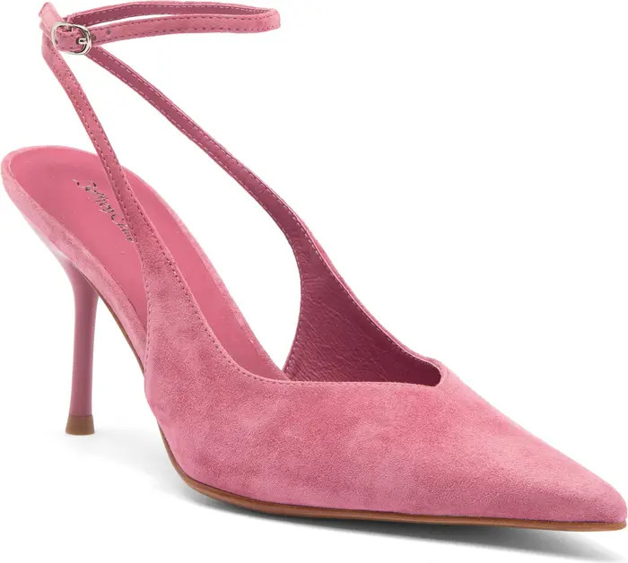Jeffrey Campbell Executive Ankle Strap Pointed Toe Slingback Pump (Women) | Nordstrom | Nordstrom