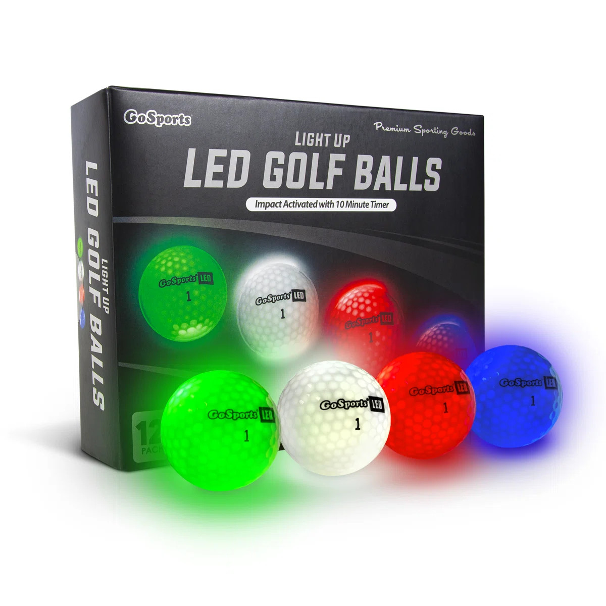 Light-Up LED Golf Balls 12-Pack | Wayfair North America