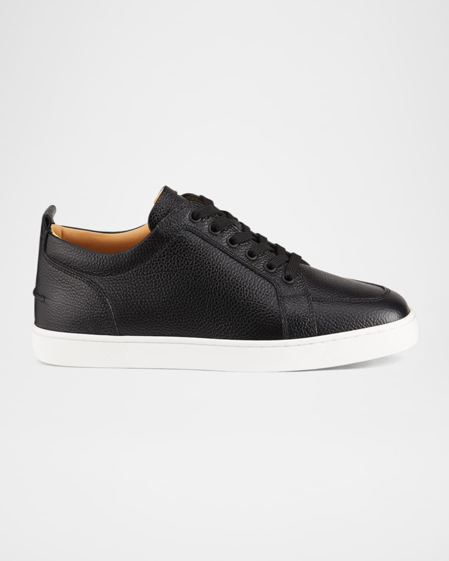 Christian Louboutin Men's Rantulow Leather Low-Top Sneakers | Neiman Marcus