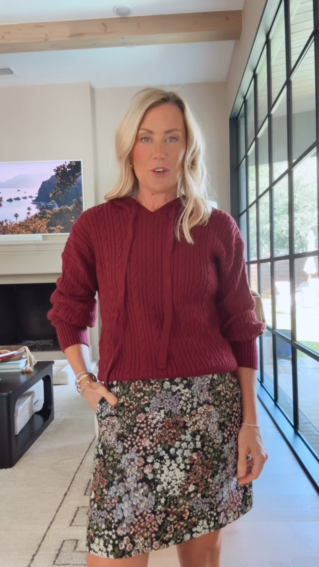 Can you even believe this skirt is Walmart?! This piece is gorgeous and feels so high end! 
Top: xs
Skirt: 2

#LTKootd #LTKOver40 #LTKSeasonal