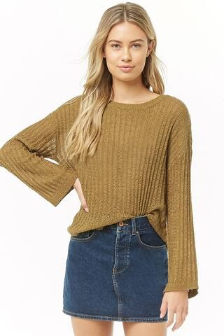 Sheer Ricrac Knit Sweater | Forever 21 (US)