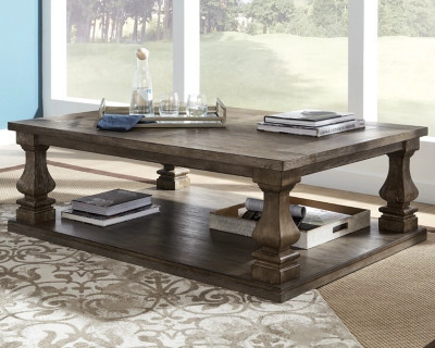 Johnelle Coffee Table, Gray | Ashley