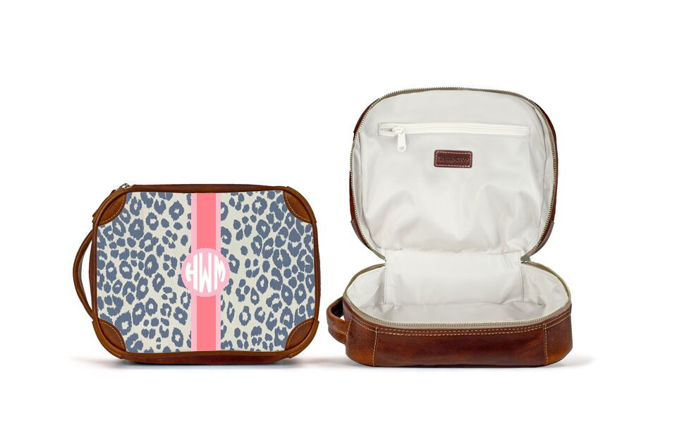 Hanging Toiletry Kit - Monogram Stripe | Barrington Gifts