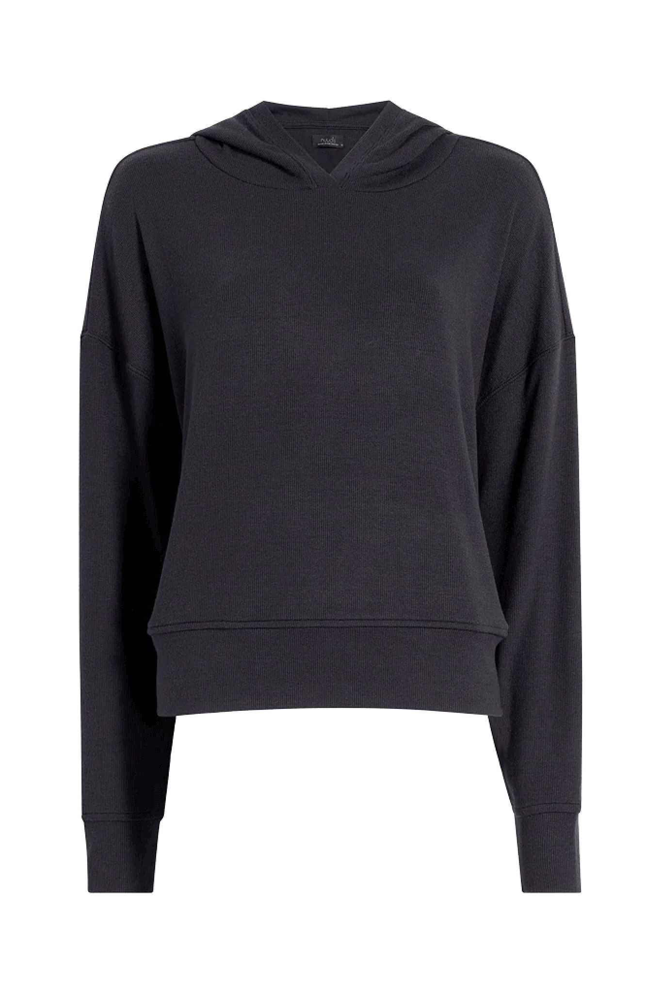 Slinky Rib Hoodie | Merlot | nuuds