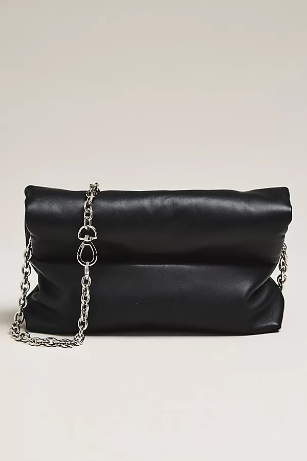 Leather Cloud Clutch | Anthropologie (US)