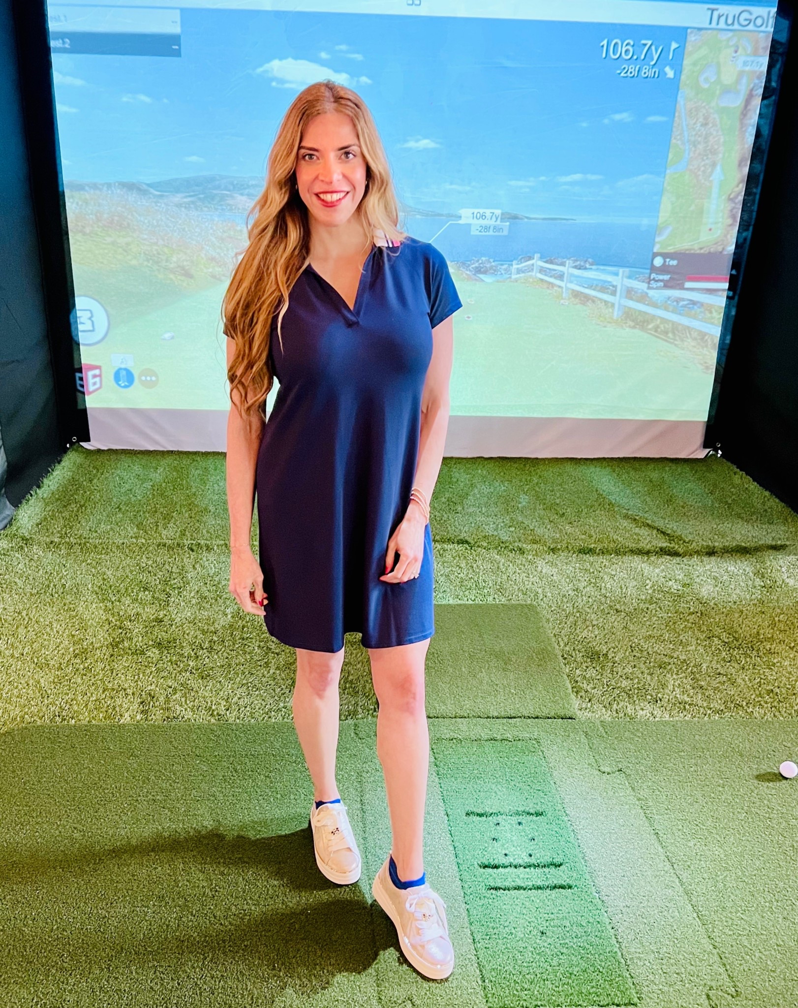 Do I play golf? No. Do I play the part when needed? Absolutely. 
This cute little dress is going to be on permanent rotation all summer. The fabric has SPF 50 and it comes with cute little shorts to save you from embarrassing moments. The shoes are super comfy and a new brand I recently discovered. Click to find out! 

#LTKStyleTip #LTKShoeCrush #LTKPetite