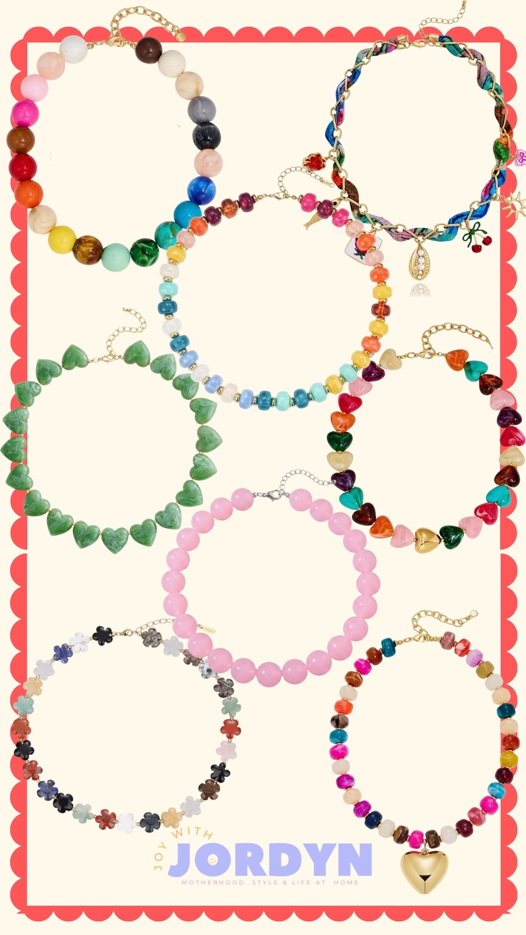 AMAZON CHUNKY BEADED NECKLACES I LOVE