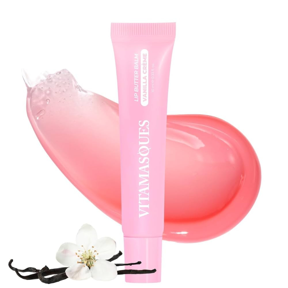 Vitamasques Lip Butter Balm Vanilla Creme, Korean Lip Balm - Peptide Lip Treatment - Lip Balm Hyd... | Amazon (US)