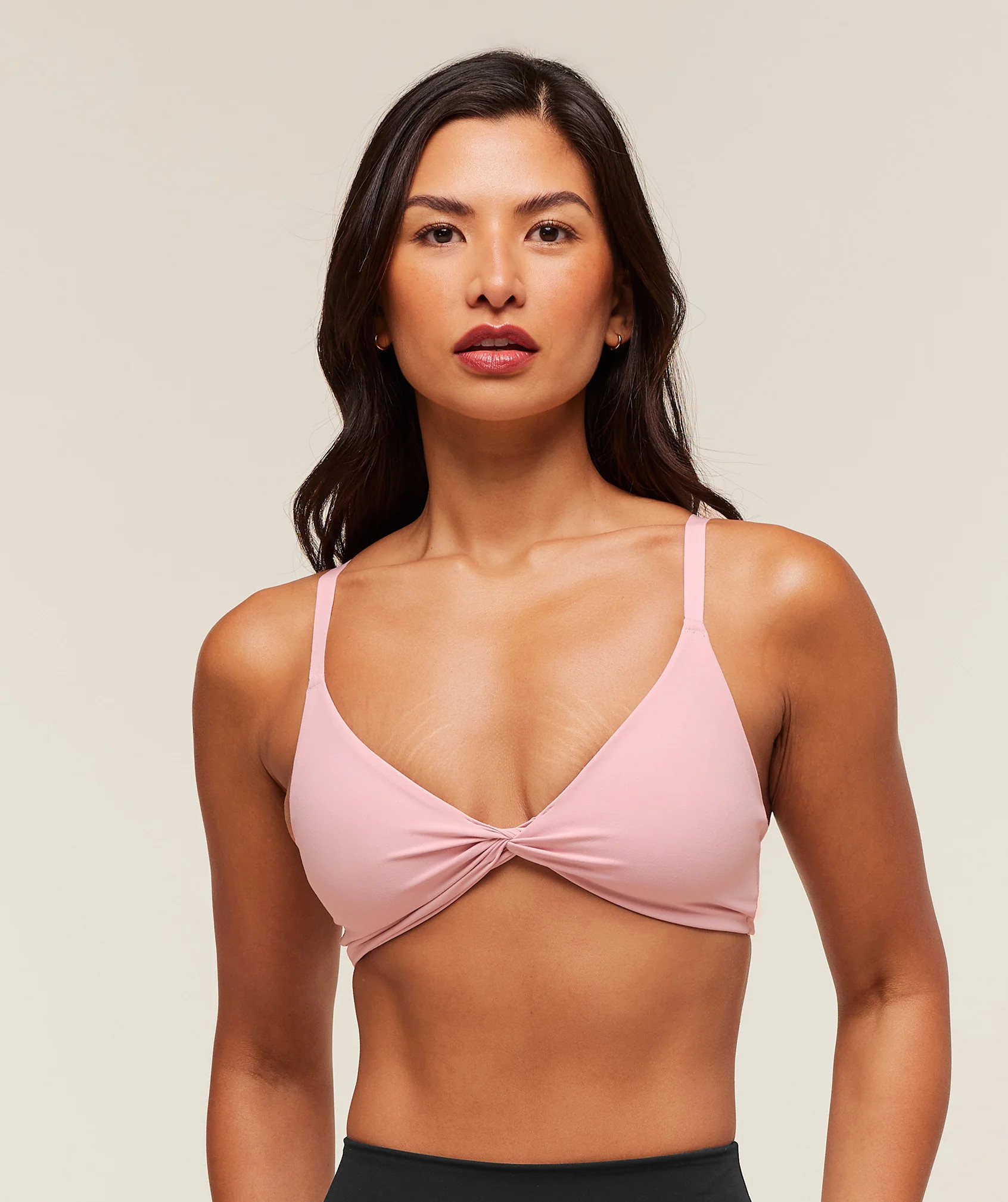 Gymshark Twist Front Bralette - Cloud Pink | Gymshark US