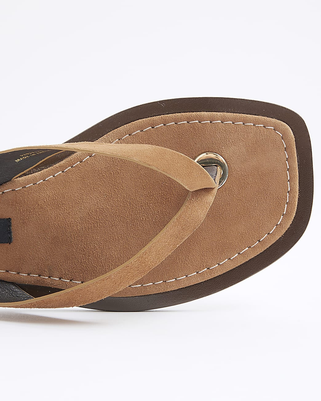 Brown Suede Flat Sandals | River Island UK & IE