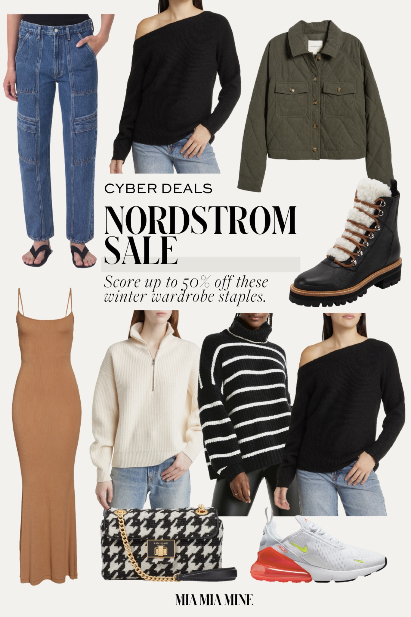 Nordstrom holiday sale
Save up to 50% off skims dress, Marc fisher snow boots, Nike air max sneakers, fall sweaters and agolde jeans 

#LTKfindsunder100 #LTKsalealert #LTKSeasonal