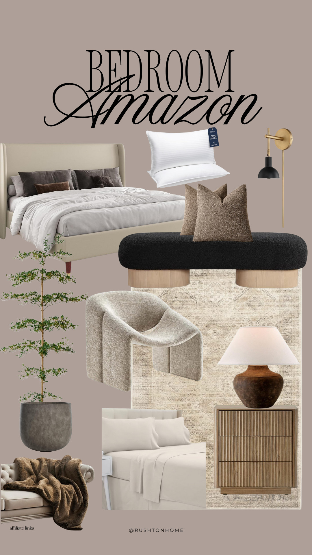 Bedroom Amazon, amazon bedroom decor, cozy amazon bedroom finds, affordable bedroom essentials amazon, amazon bedding sets, amazon bedroom furniture, modern bedroom amazon, amazon nightstands, neutral bedroom decor amazon, mood board 

 #LTKHome #LTKStyleTip