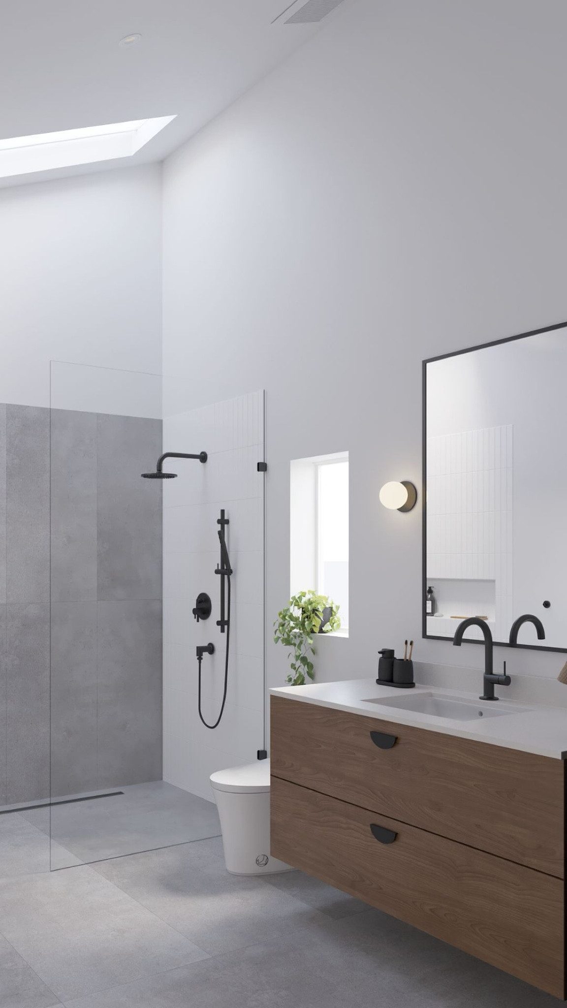 I believe black fixtures are going be to be timeless ⏰ They also bring such an anchoring feeling to a space, especially when the walls are light. Shop the pieces below that made this bathroom specials ✨ 👇🏻 

#LTKhome