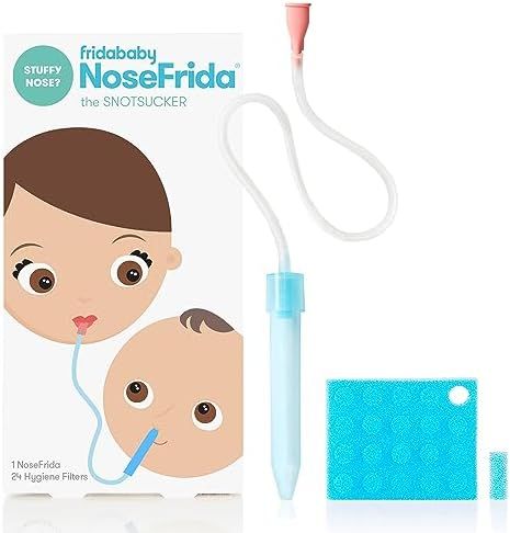 Frida Baby Nasal Aspirator NoseFrida the Snotsucker with 24 Extra Hygiene Filters | Amazon (US)