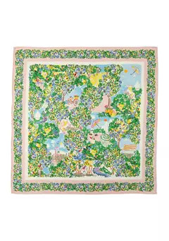 kate spade new york® Springtime Gardens Silk Square Scarf | Belk