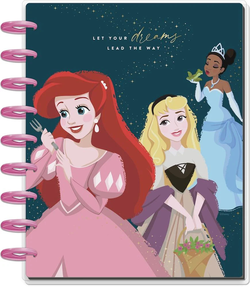 Undated Disney Princess Dreams Will Lead You Happy Planner - Classic Horizontal Layout - 12 Month... | The Happy Planner
