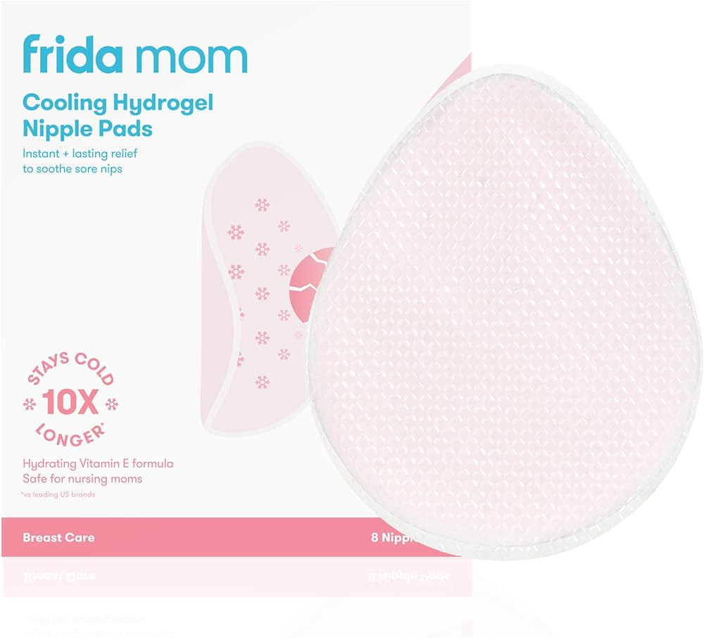 Frida Mom Nursing Pads, Cooling Hydrogel Nipple Pads for Hydration and Soothing Sore Nipples, Bre... | Amazon (US)