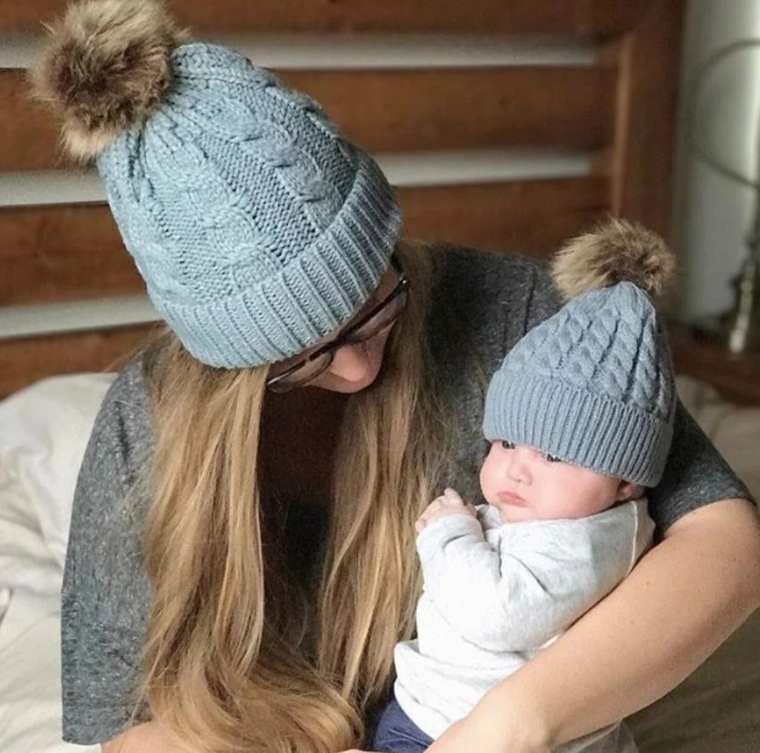 Mommy and Me Matching Beanies Mommy and Me Beanie Beanie for - Etsy | Etsy (US)