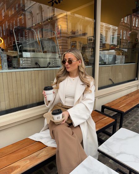 Neutral tones always, have linked some similar trench coats below (this is old H&M) I wear trousers in a size 10 for ref and a S in the top! 

#LTKSeasonal #LTKworkwear #LTKstyletip