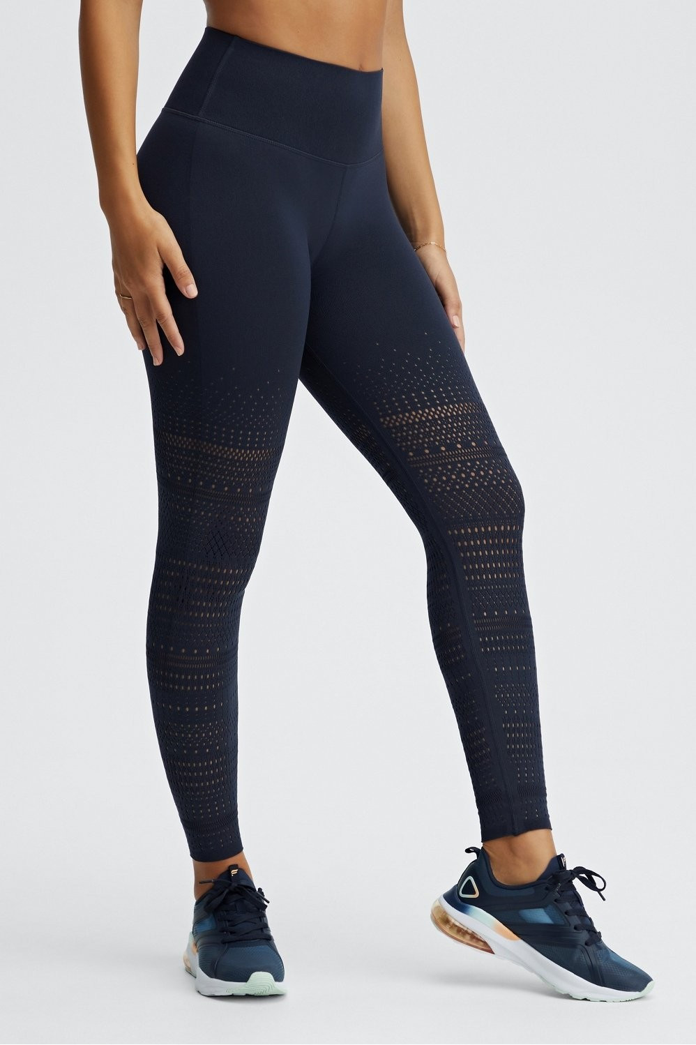 High-Waisted SculptKnit® Macrame 7/8 | Fabletics